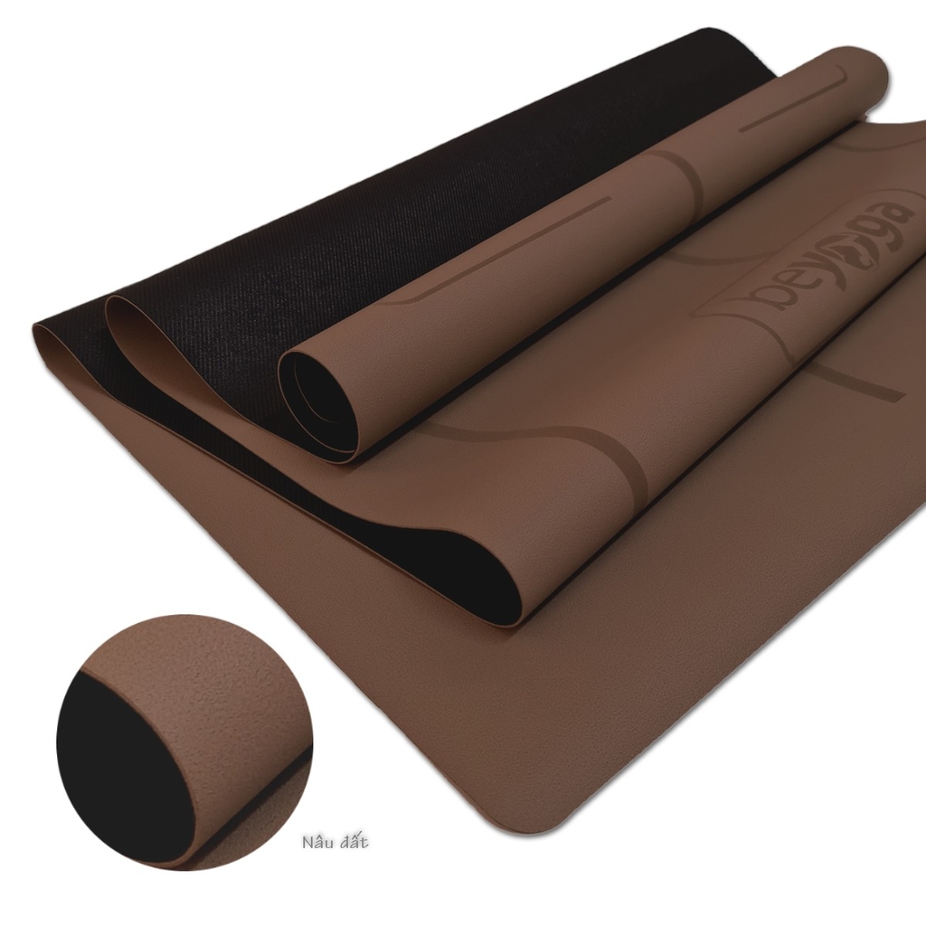 Thảm yoga cao su tự nhiên PU mật độ cao beYoga 5mm