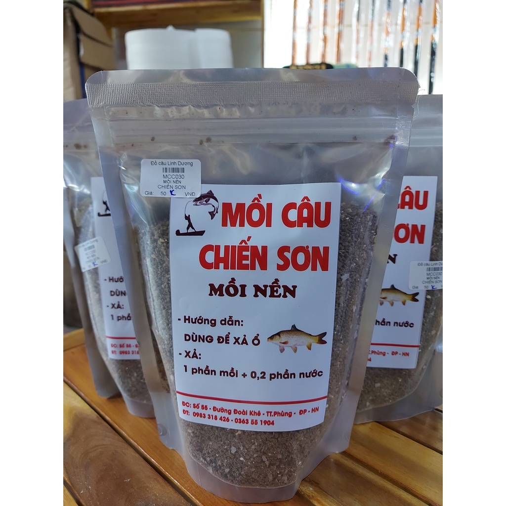 Mồi câu  Chiến Sơn - Chuyên hồ dịch vụ câu cá chép, trắm trôi, rô phi