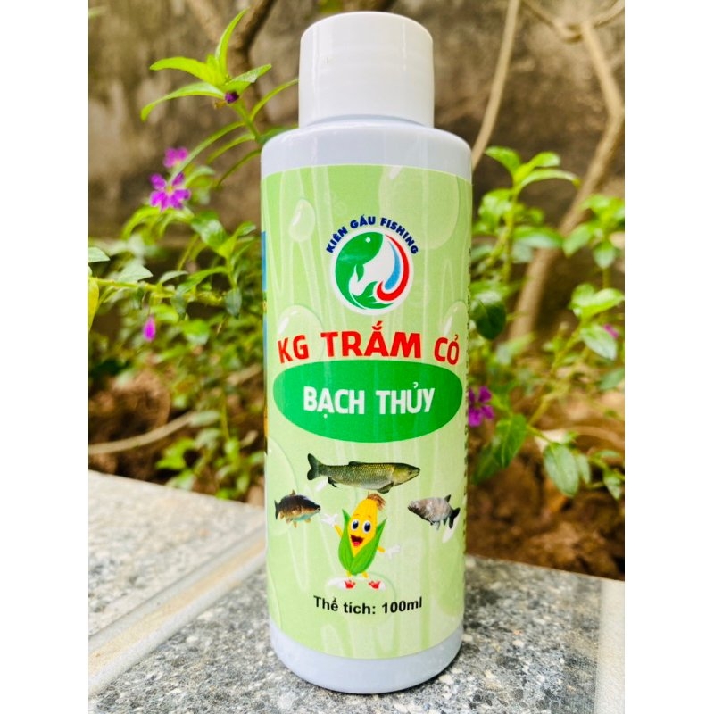 Hương Liệu Bạch Thủy100ml & Sữa Gấu Ngâm Ngô, Trộn Mồi Câu Trắm Cỏ, Chép, Trắm Đen Siêu Nhạy