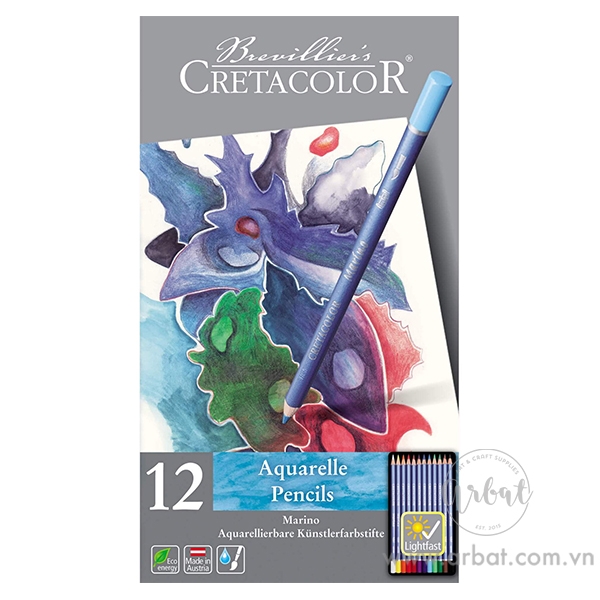 Set chì nước Cretacolor Marino 12