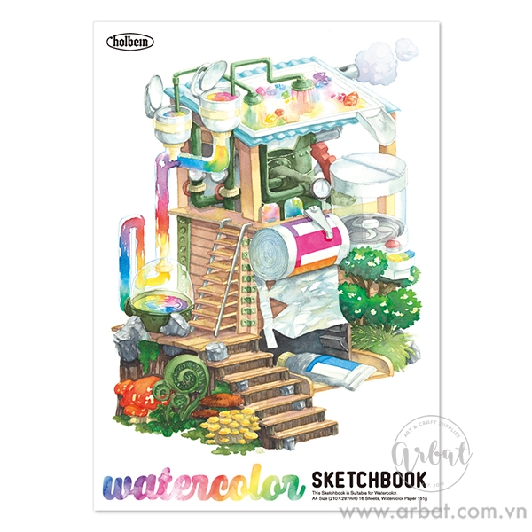 Sổ Sketchbook màu nước Holbein Collaboration