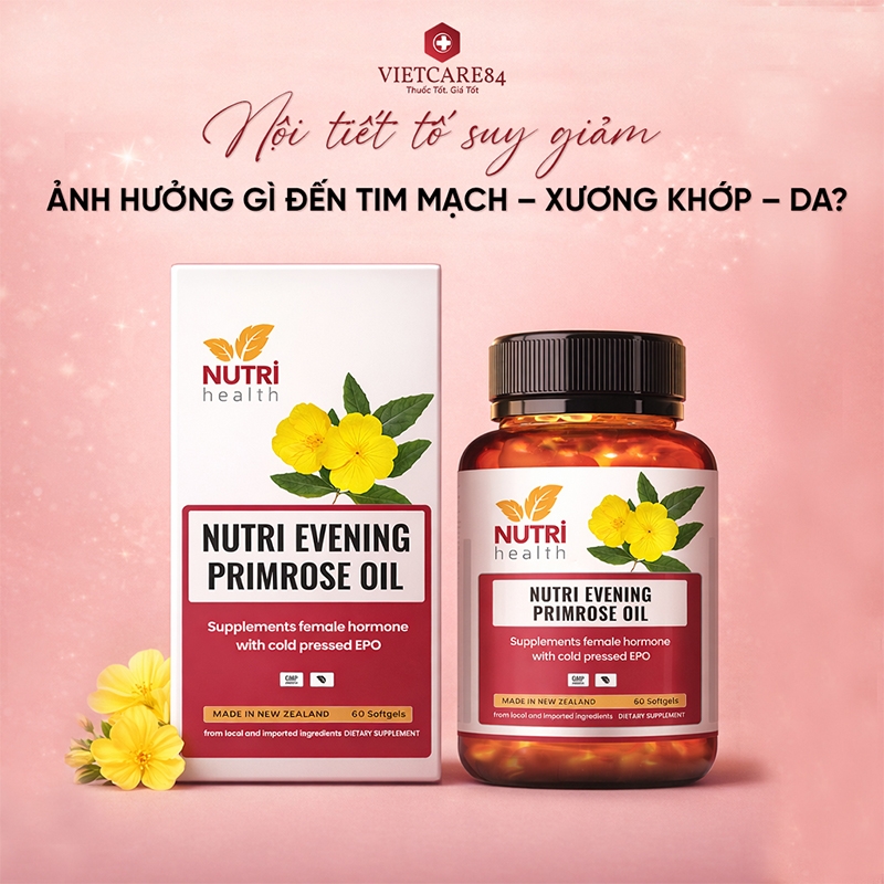 Nội Tiết Tố Nữ Suy Giảm Ảnh Hưởng Gì Đến Tim Mạch – Xương Khớp – Da?