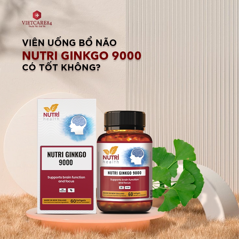Viên Uống Bổ Não NUTRI GINKGO 9000 New Zealand Có Tốt Không?