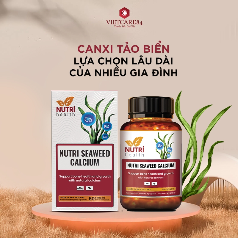 Nutri Seaweed Calcium – Canxi Tảo Biển Lựa Chọn Lâu Dài Của Nhiều Gia Đình