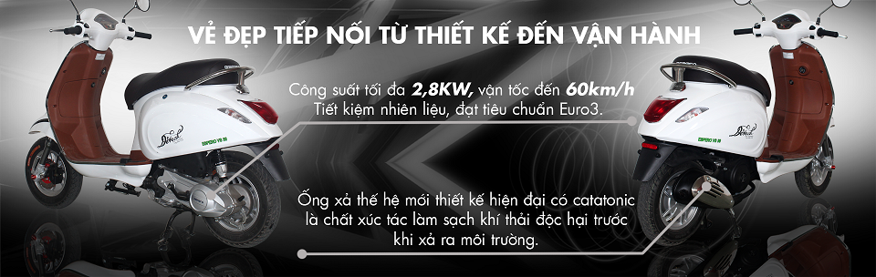 XE MÁY 50cc VESPA DETECH ESPERO 50cc - Việt Hồng Chinh
