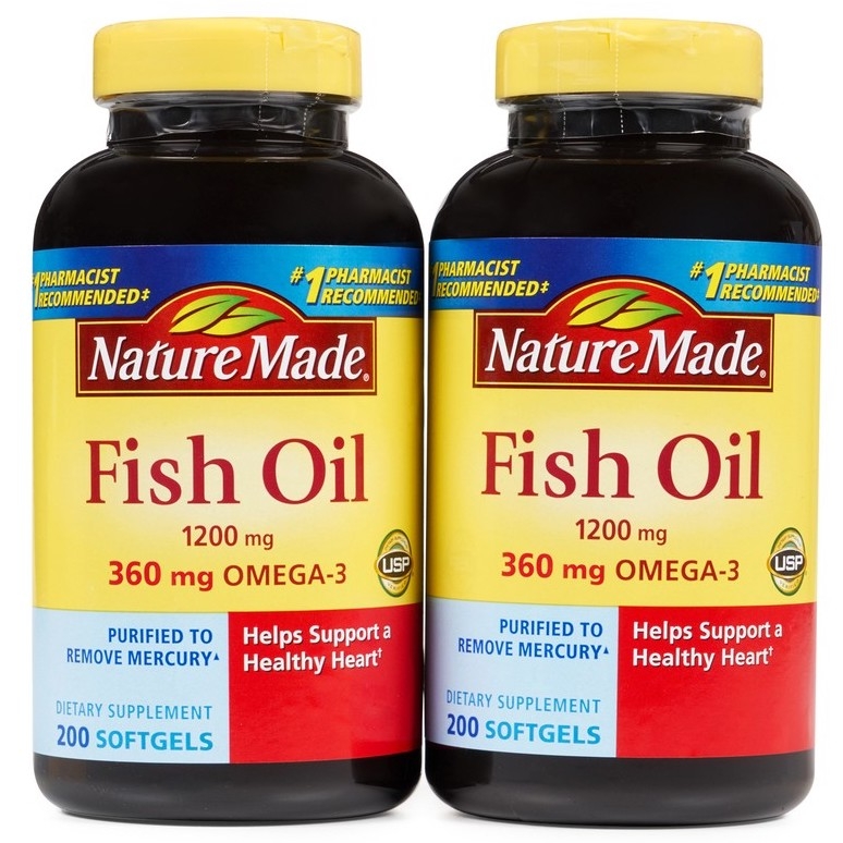 Dầu Cá Nature Made Fish Oil 1200mg Omega 3
