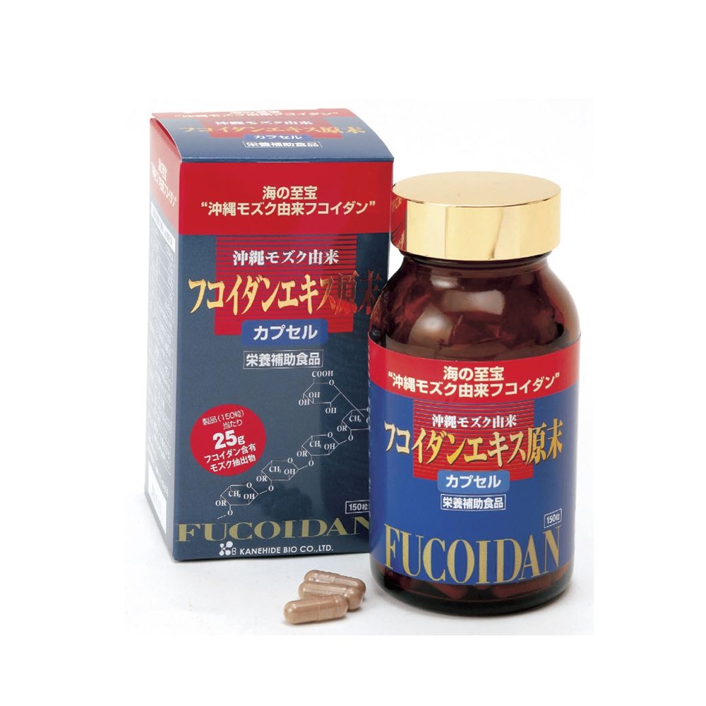 Viên uống tảo đỏ Okinawa Fucoidan Kanehide Bio (150 viên) - Nhật Bản