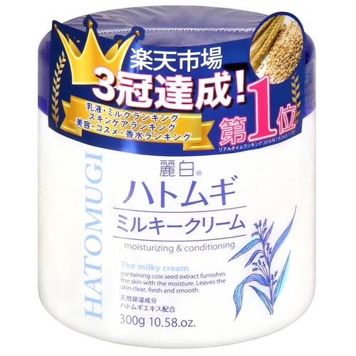 Kem dưỡng ẩm sáng da Hatomugi the Milky Cream (300g) - Nhật Bản