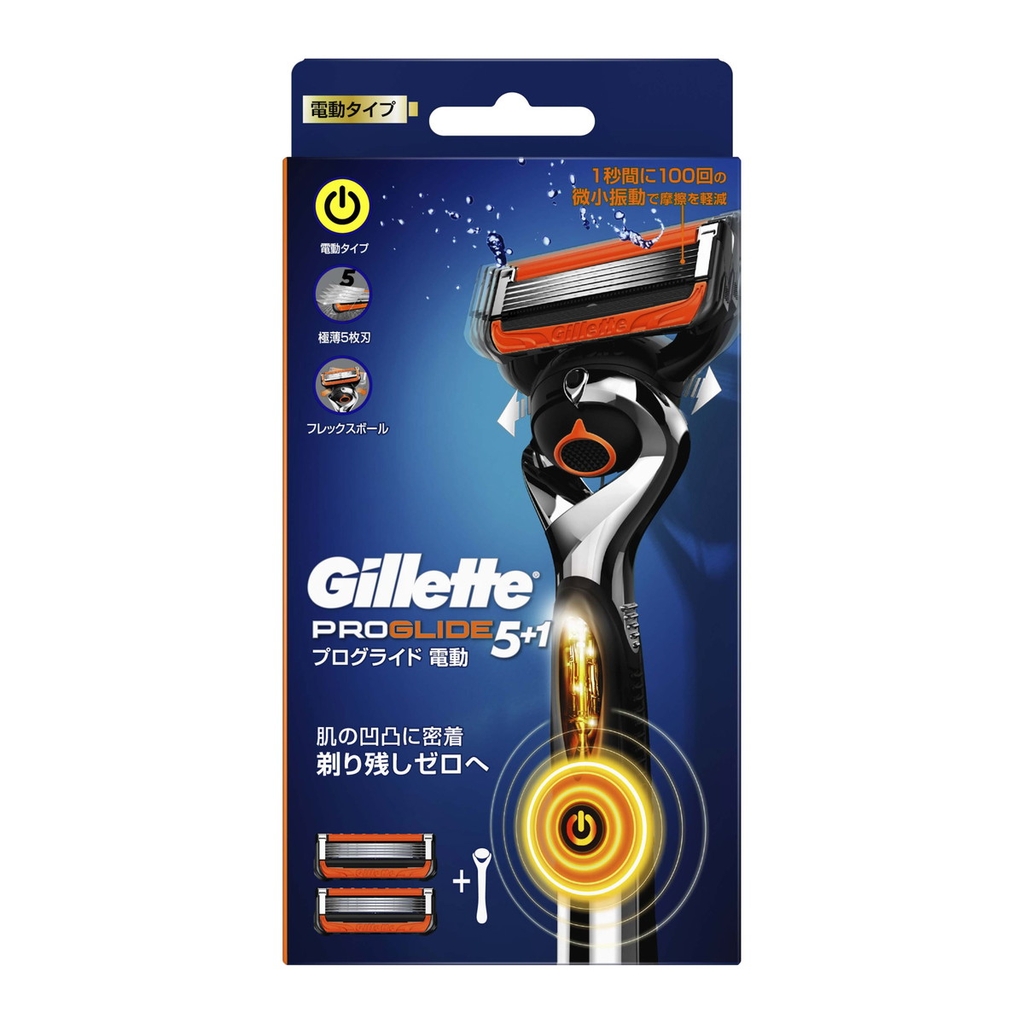 Cán cạo râu Gillette Fusion 5+1 Proglide (có pin) Mẫu Mới - Nhật Bản