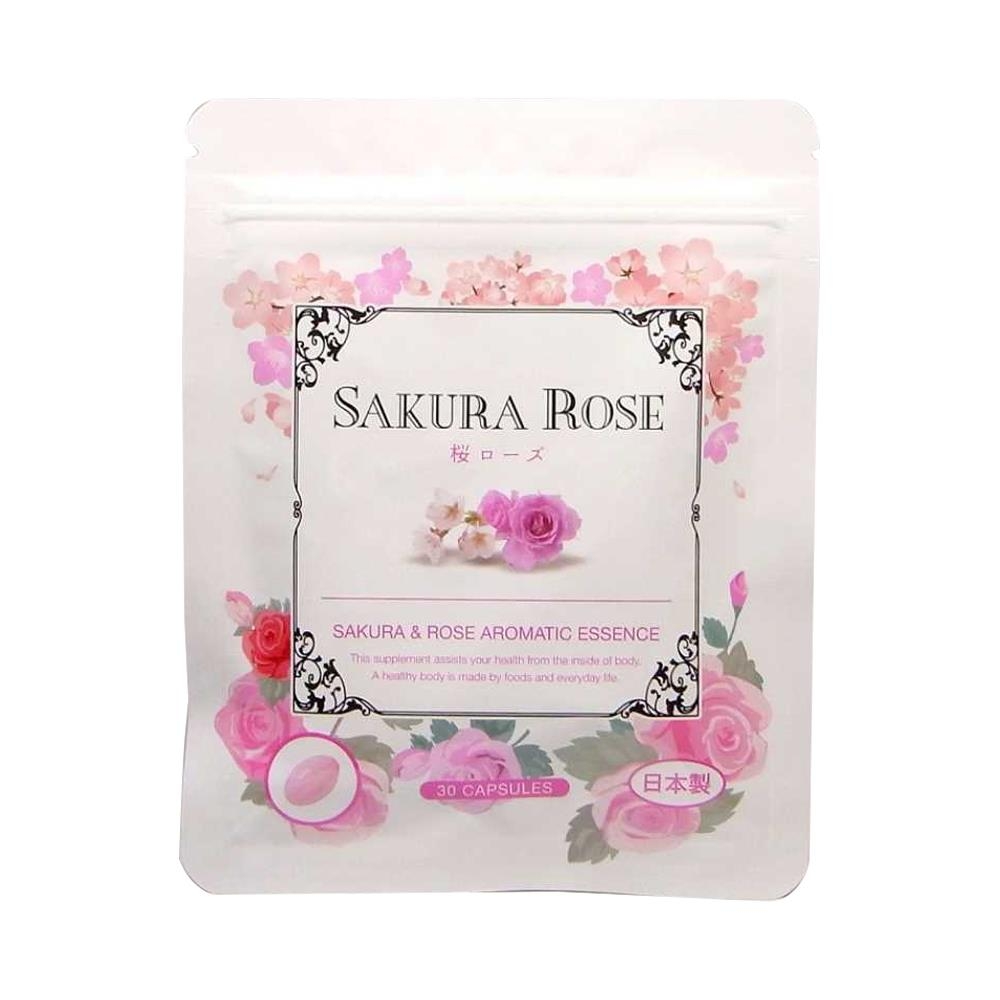 Viên uống toả hương Sakura Rose Aromatic Essence (30 viên) - Nhật Bản