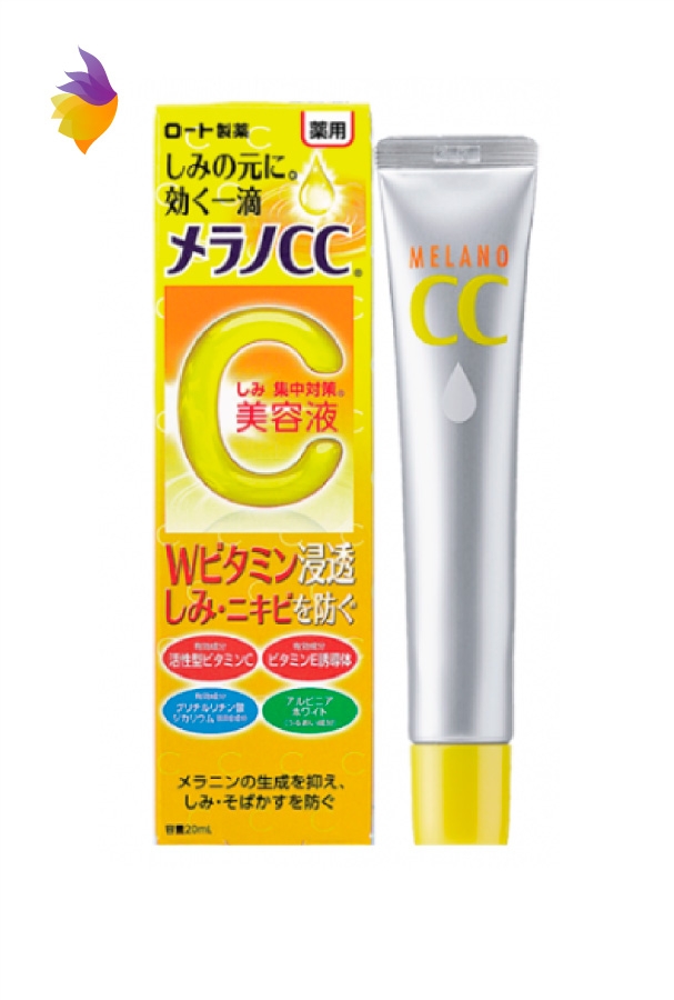 Tinh chất dưỡng trắng & trị thâm nám Rohto Melano CC Whitening Essence (20ml) - Nhật Bản