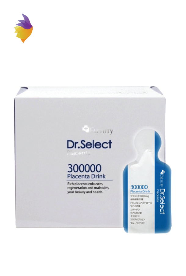 Tinh chất nhau thai heo Dr. Select Placenta Drink 300000 (Hộp 30 gói) - Nhật Bản