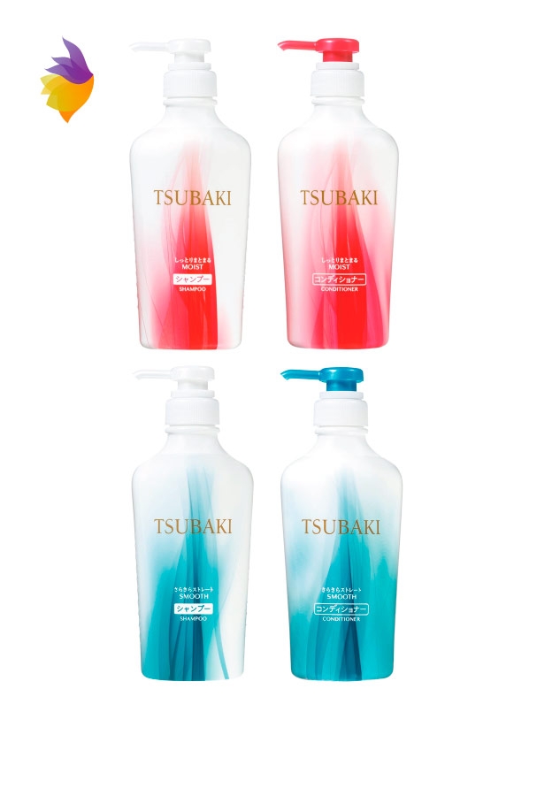 Bộ dầu gội & dầu xả Shiseido Tsubaki (Mẫu mới 2020) - Nhật Bản