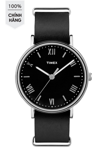 Đồng hồ nam Timex TW2R28600 dây da đen