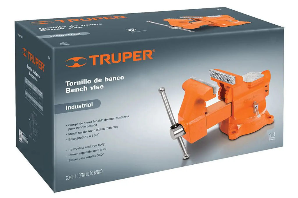 TRUPER Tornillos de banco resistentes TA-8 de 8 (20 cm)