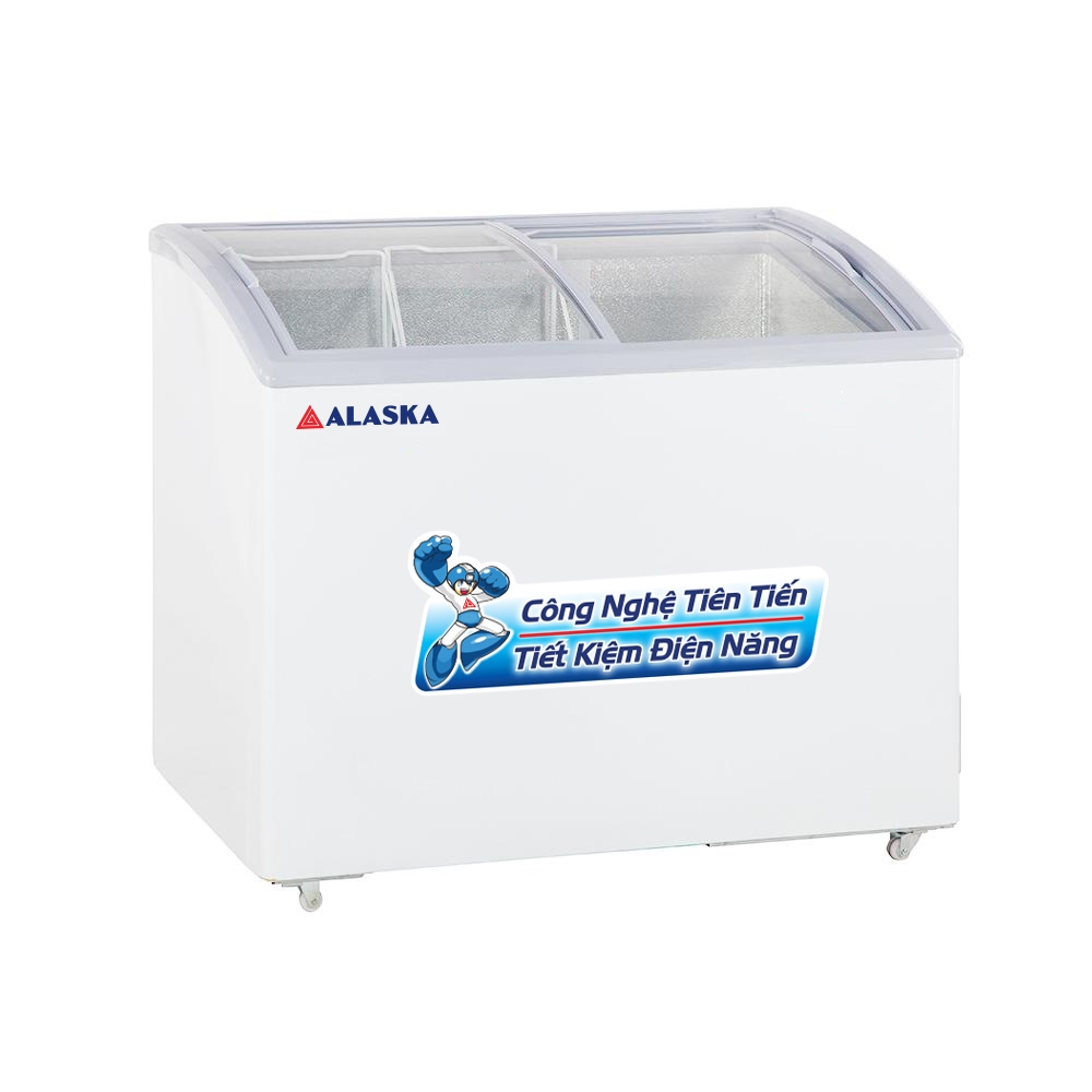 Tủ đông ALASKA kính cong KC- 210