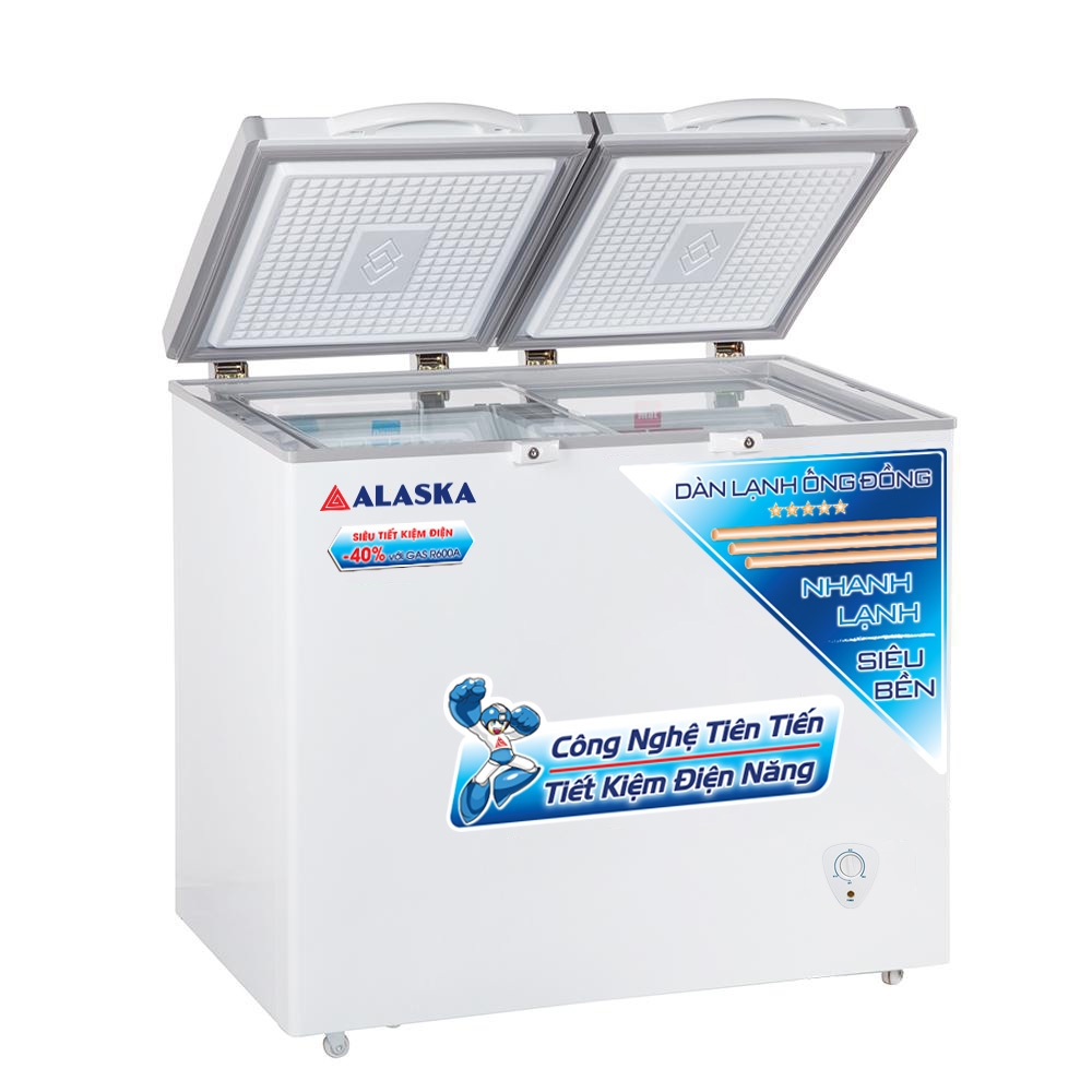 Tủ Đông Mát ALASKA hai ngăn BCD-4568C