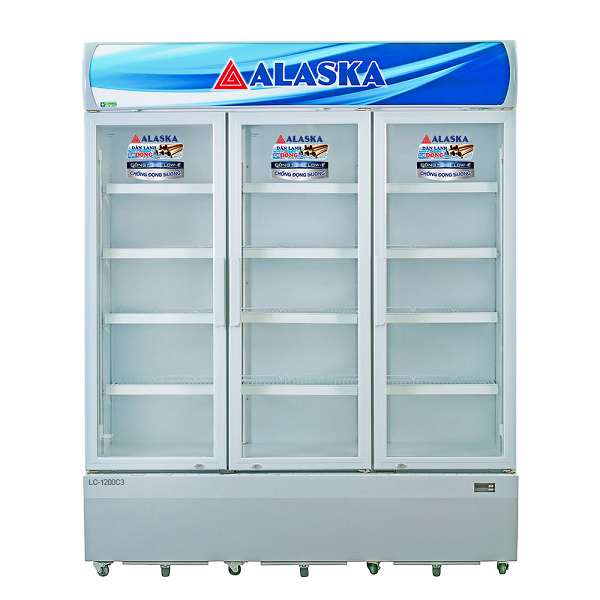 Tủ mát ALASKA 3 cánh LC-1200C3 dung tích 1200L công suất 555W