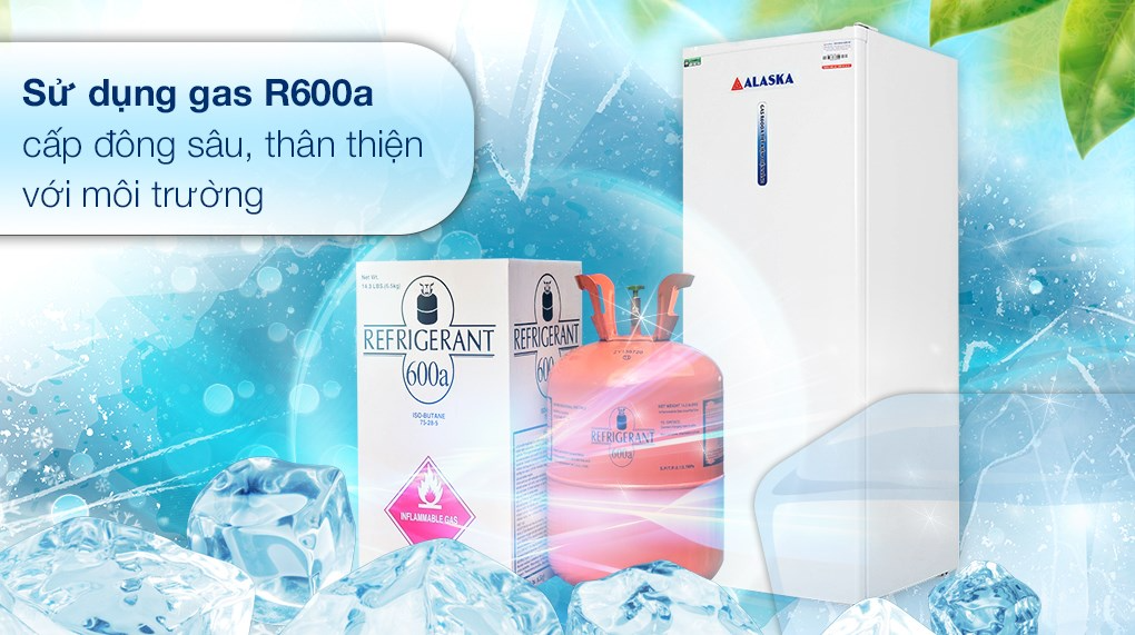 TỦ ĐÔNG ALASKA 5 NGĂN DẠNG ĐỨNG DF-217 CÔNG SUẤT 100W