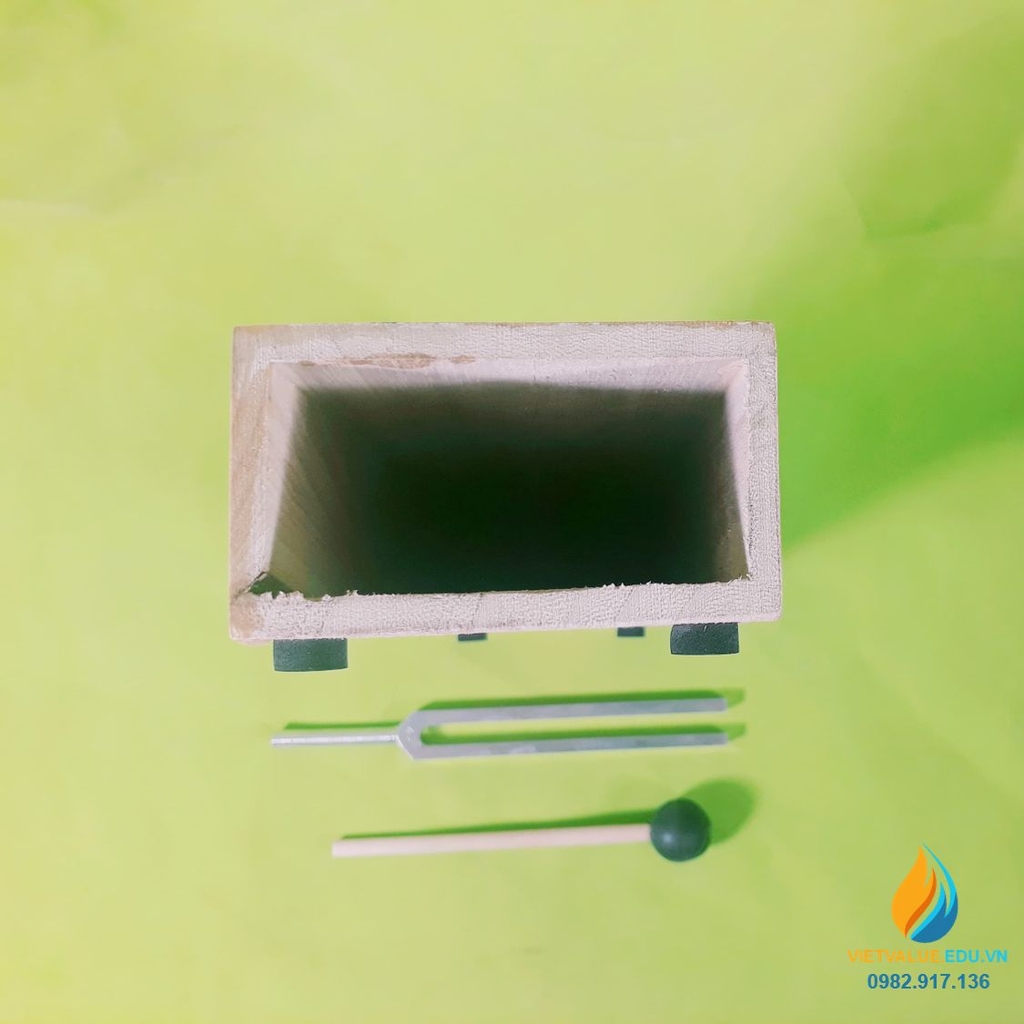 Âm thoa và hộp cộng hưởng tạo sóng âm cao tần, tần số 500Hz VIETVALUE