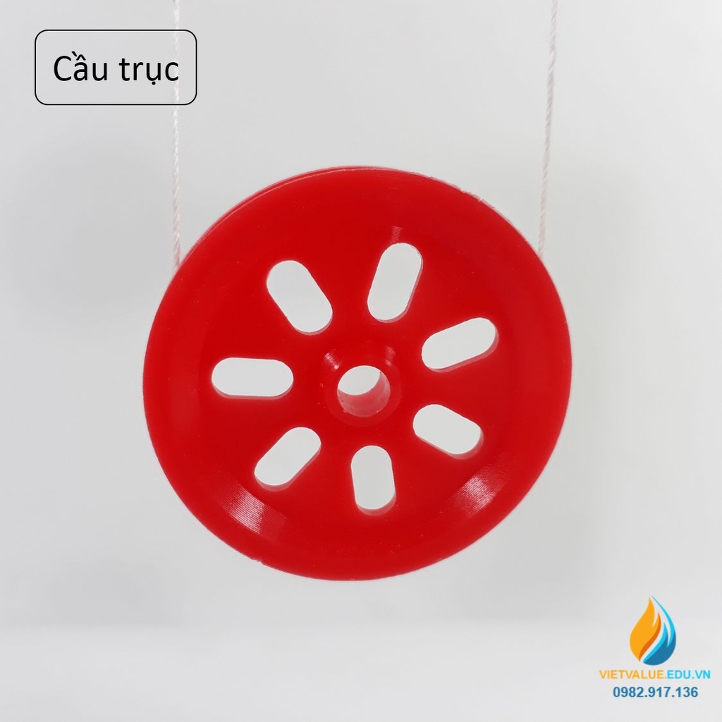 Bộ ròng rọc và giá đỡ J29006, dụng cụ mô phỏng cần trục xây dựng VIETVALUE
