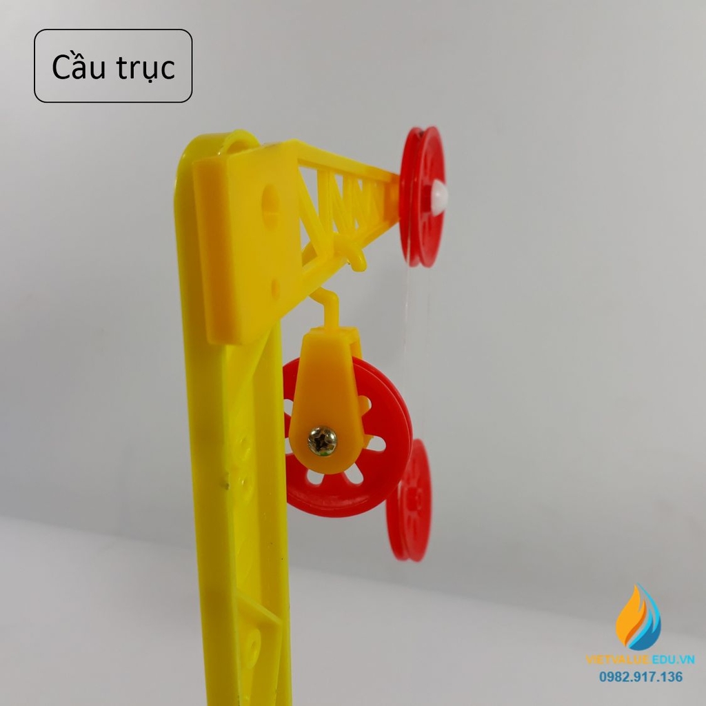 Bộ ròng rọc và giá đỡ J29006, dụng cụ mô phỏng cần trục xây dựng VIETVALUE