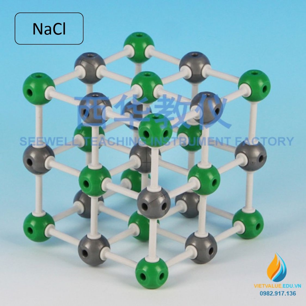 Mô hình phân tử NaCl, mô hình phân tử mạng ion, mô hình phân tử ...