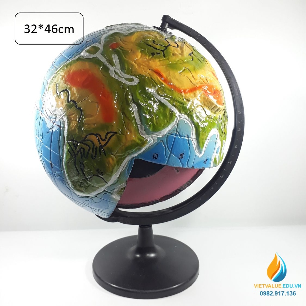 Mô hình lõi trái đất, mô hình cấu trúc vỏ trái đất, mô hình dạy ...