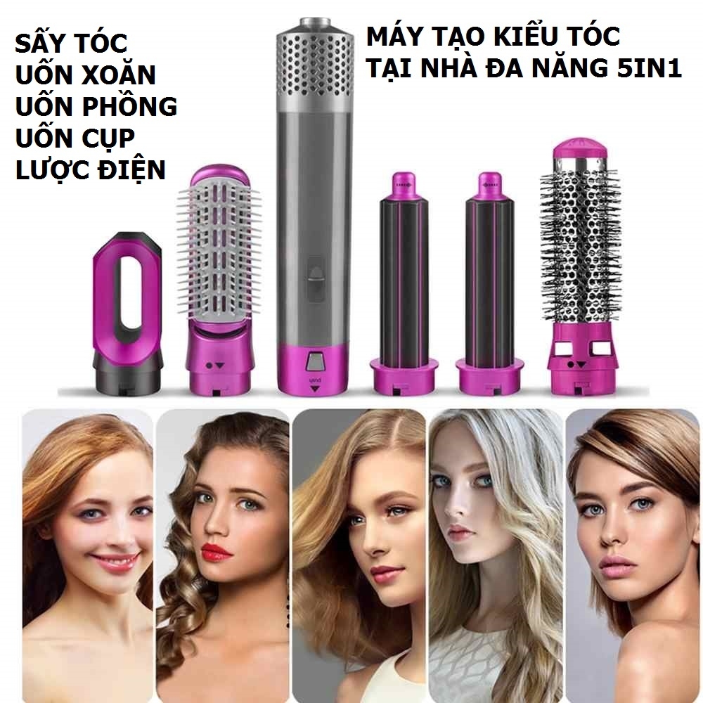 Máy Sấy Tạo Kiểu Tóc 5in1 Đa Năng