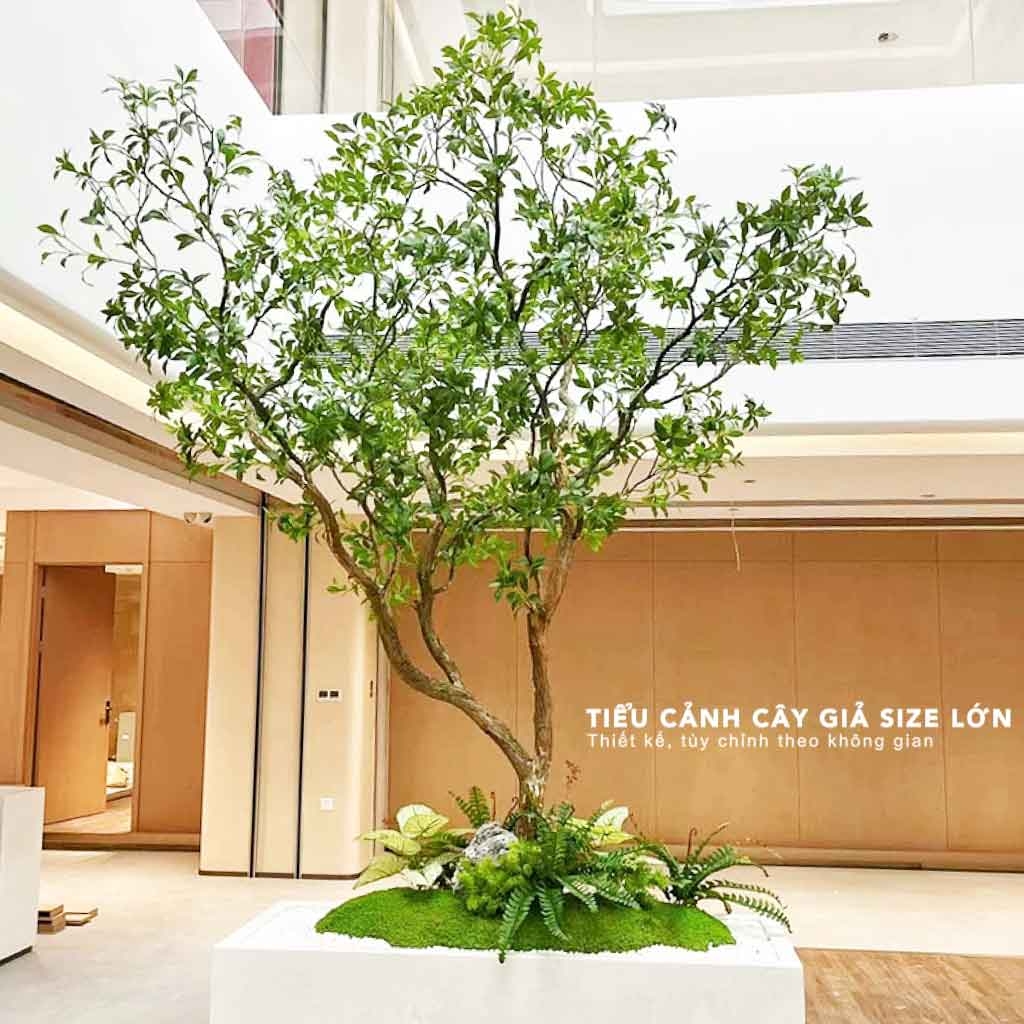 Cây Giả Size Lớn Và Những Điều Cần Biết Khi Lựa Chọn Trưng Bày Tại Các Sảnh Lớn, Không Gian Rộng