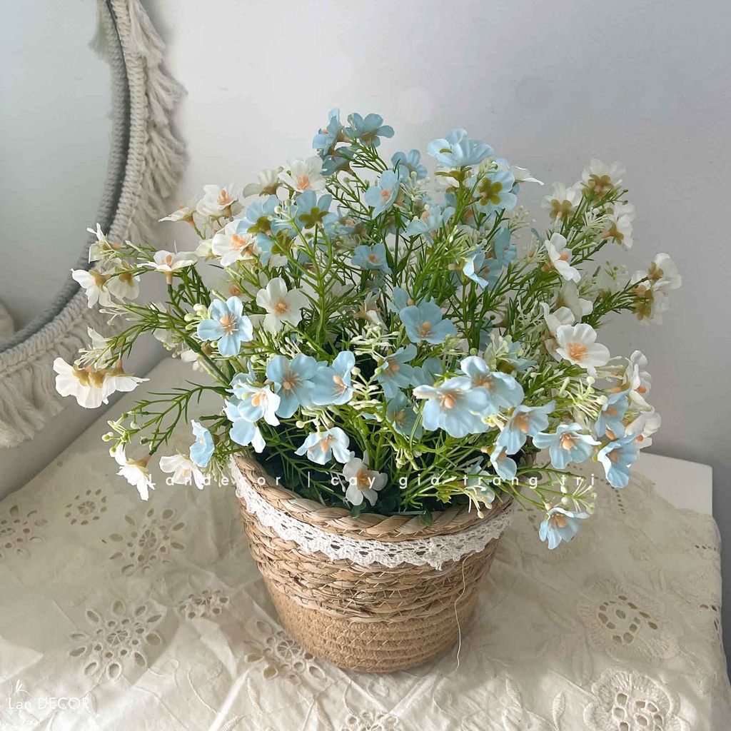 giỏ hoa nhí decor