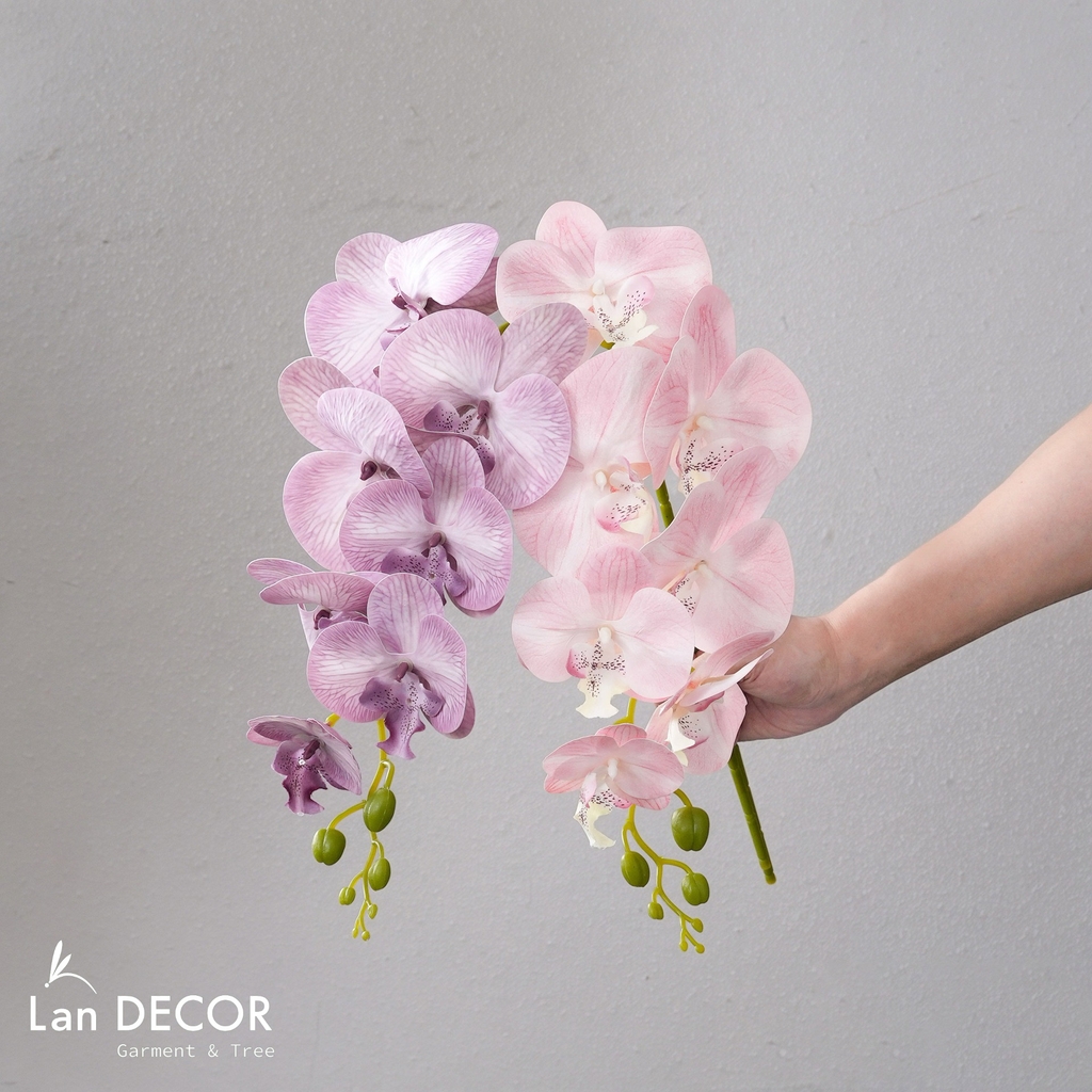 cành hoa lan hồ điệp giả
