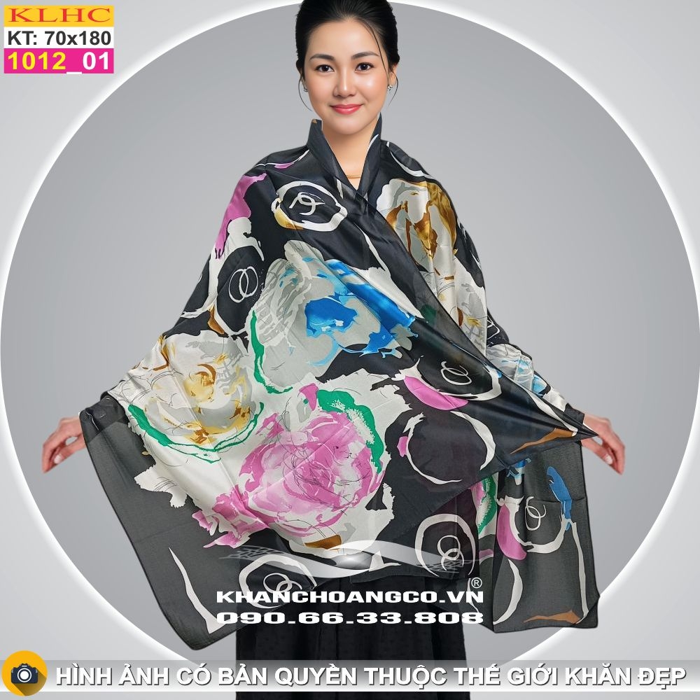 Khăn Choàng Cổ Lụa Thời Trang Thế Giới Khăn Đẹp KLHC 1104_1