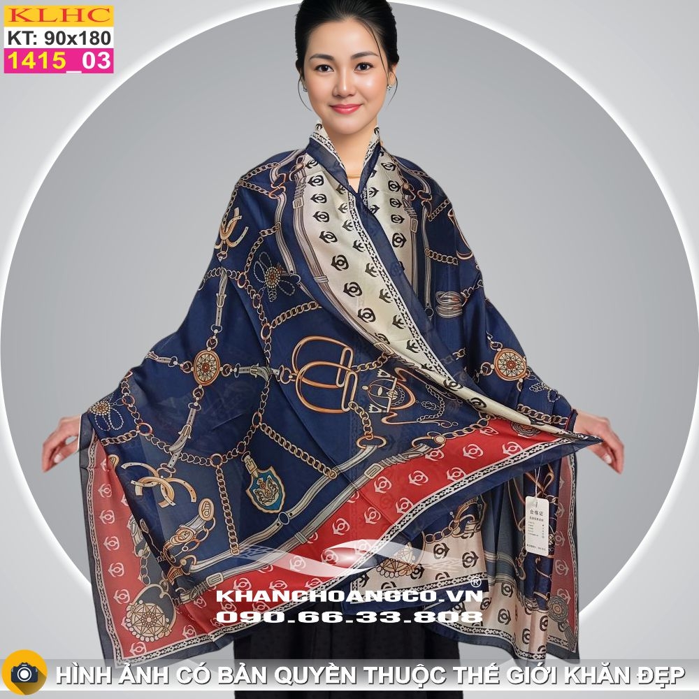 Khăn Choàng Cổ Lụa Thời Trang Thế Giới Khăn Đẹp KLHC 1020_3