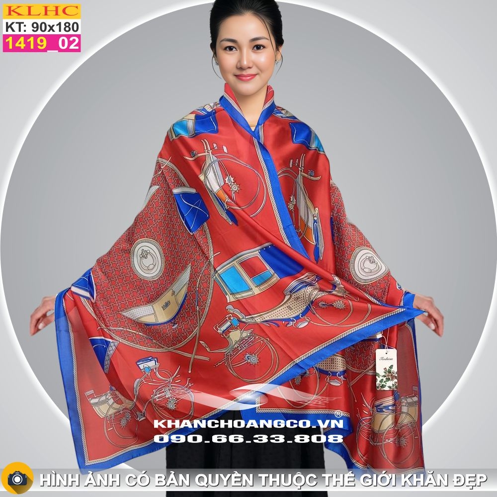Khăn Choàng Cổ Lụa Thời Trang Thế Giới Khăn Đẹp KLHC 1123_2