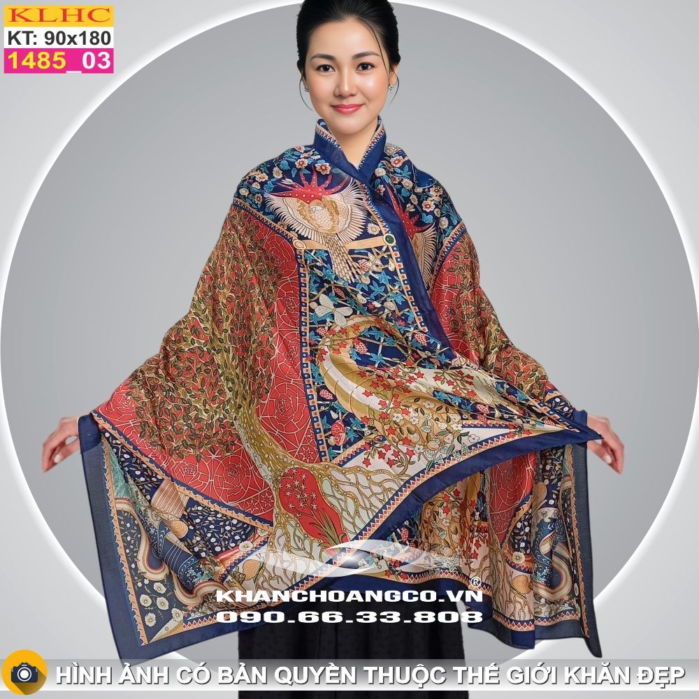 Khăn Choàng Cổ Lụa Thời Trang Thế Giới Khăn Đẹp KLHC 1014_3