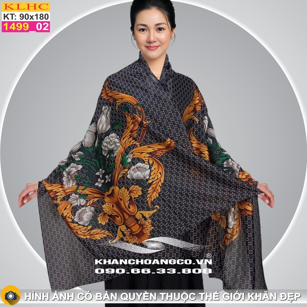 Khăn Choàng Cổ Lụa Thời Trang Thế Giới Khăn Đẹp KLHC 1150_2