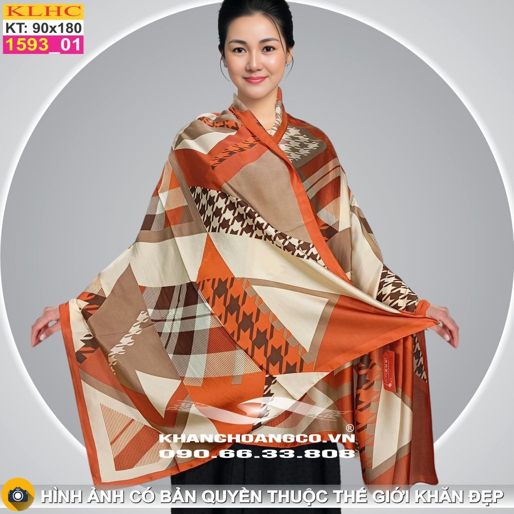 Khăn Choàng Cổ Lụa Thời Trang Thế Giới Khăn Đẹp KLHC 1114_1