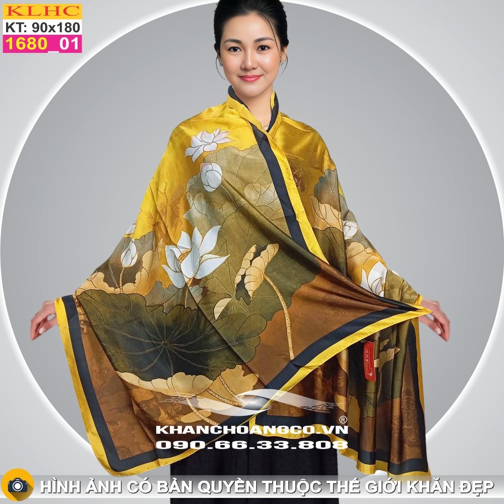 Khăn Choàng Cổ Lụa Thời Trang Thế Giới Khăn Đẹp KLHC 1148_1
