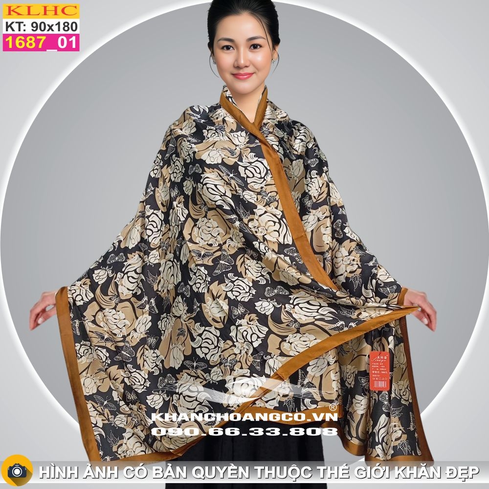 Khăn Choàng Cổ Lụa Thời Trang Thế Giới Khăn Đẹp KLHC 1015_1