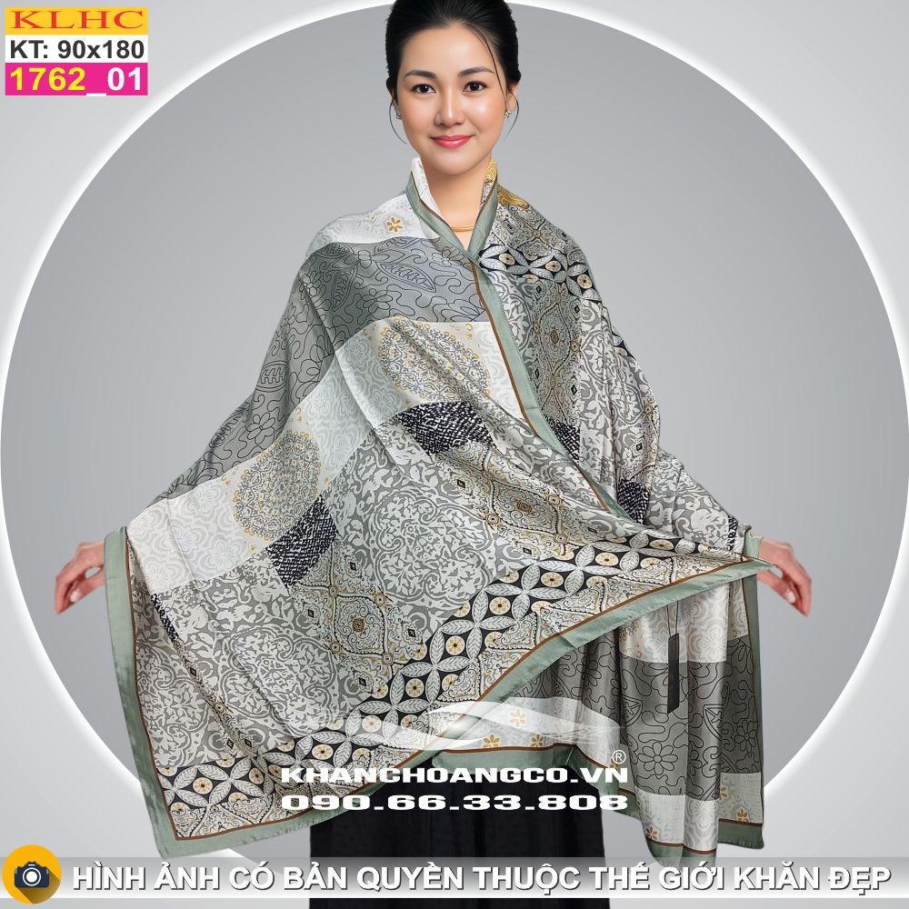 Khăn Choàng Cổ Lụa Thời Trang Thế Giới Khăn Đẹp KLHC 1059_1