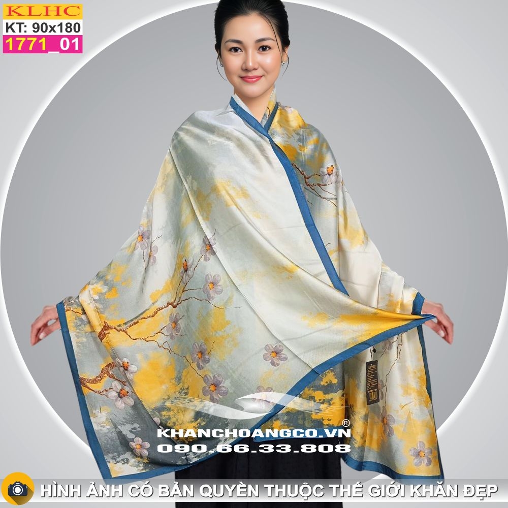 Khăn Choàng Cổ Lụa Thời Trang Thế Giới Khăn Đẹp KLHC 1068_1