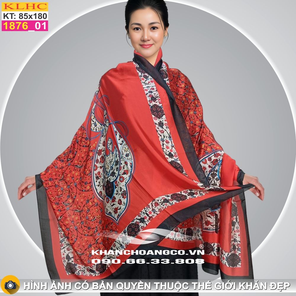 Khăn Choàng Cổ Lụa Thời Trang Thế Giới Khăn Đẹp KLHC 1017_1