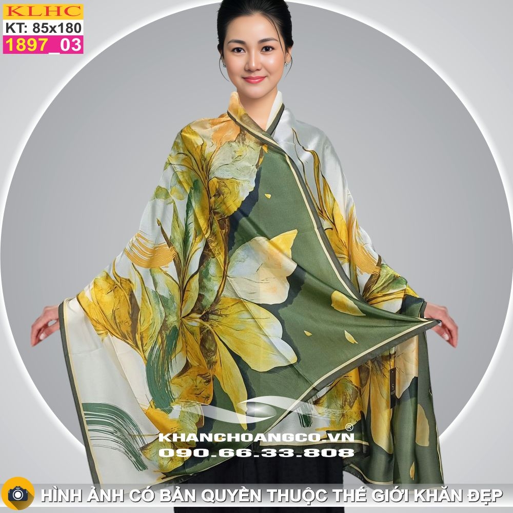 Khăn Choàng Cổ Lụa Thời Trang Thế Giới Khăn Đẹp KLHC 1024_3