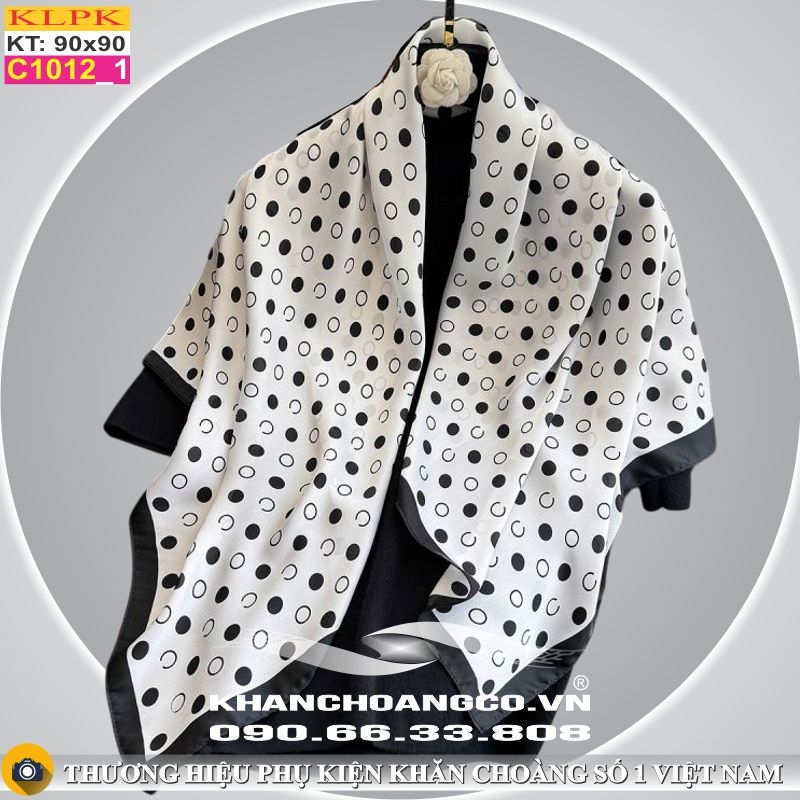 Khăn Phụ Kiện Lụa Vuông 90cm - Thế Giới Khăn Đẹp - C1039_1