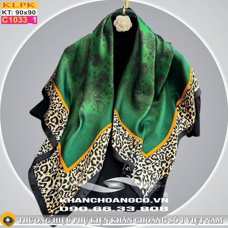 Khăn Phụ Kiện Lụa Vuông 90cm - Thế Giới Khăn Đẹp - C1037_1