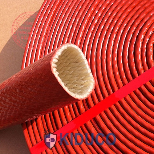 Ống bảo ôn chịu nhiệt Kiduco Silicone Coated Fiberglass Sleeve 1