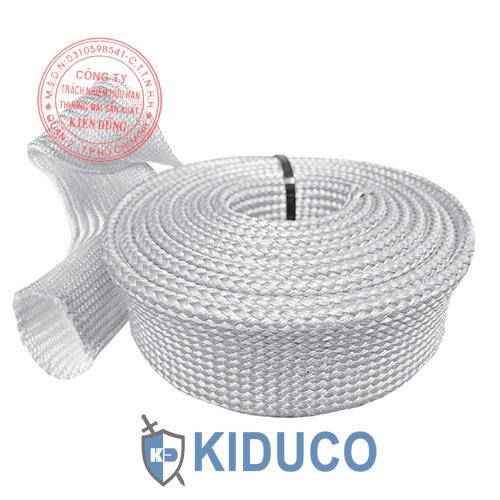 Ống bảo ôn vải sợi thủy tinh Kiduco Uncoated Fiberglass Sleeve 1