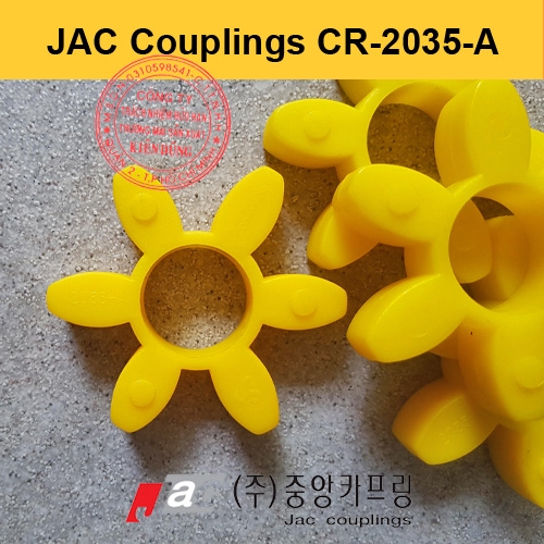 Đệm hoa mai JAC CR-2035-A cho khớp nối JAC Couplings Hàn Quốc Yellow Band