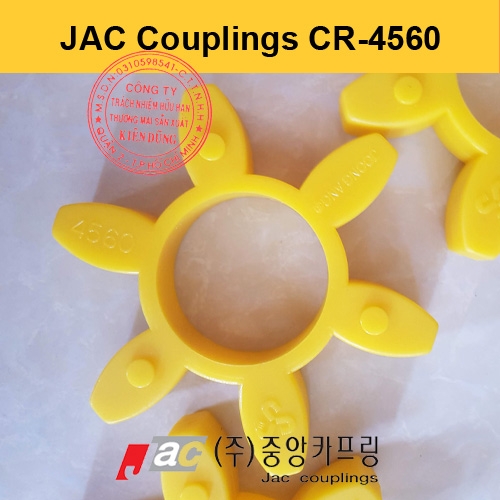 Đệm hoa mai JAC CR-4560 cho khớp nối JAC Couplings Hàn Quốc Yellow Band